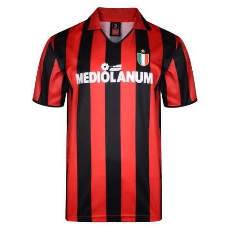 Tailandia Camiseta AC Milan Replica Primera Ropa Retro 1988